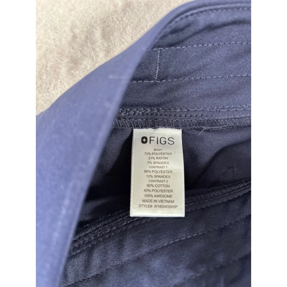 FIGS Technical Collection Navy Blue Scrub Jogger Pants W18SW2005P Mens Medium